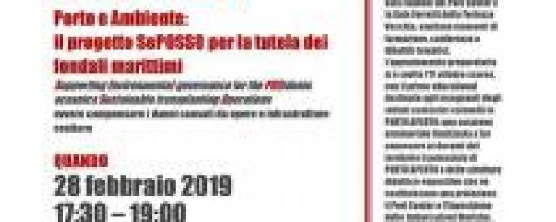 Thursdays of the Port Center – SEPOSSO project